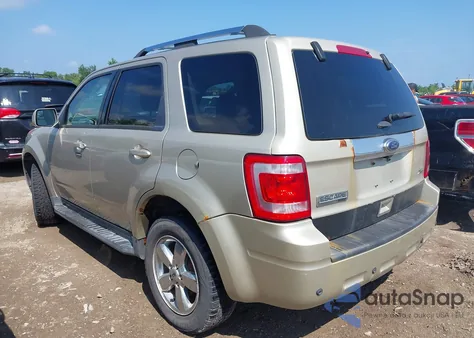 2012 Ford Escape Limited z USA, uszkodzony, nr VIN 1FMCU9EG5CKB58768